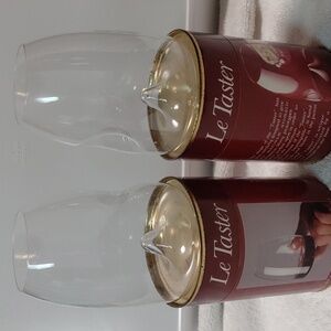 Peugeot Le Taster Wine Glass Set In Individual Tin Signed & Authenticated BB1